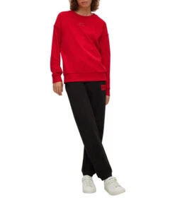 Boss Sudadera Regular Fit De Algodón Con Etiqueta Con Logo Mujer -GlamModa Ventas 43042090 x3