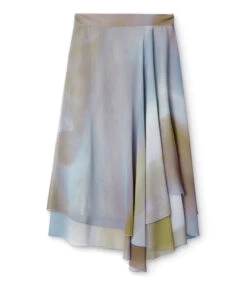 ADOLFO DOMINGUEZ Falda Midi De Corte Regular Con Print Mujer -GlamModa Ventas 43042582 x5