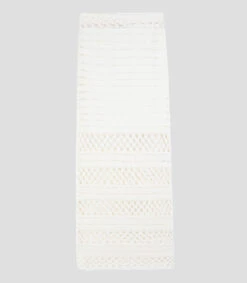 Scalpers Falda Larga De Corte Recto Con Detalles Calados Mujer -GlamModa Ventas 43044155 x4