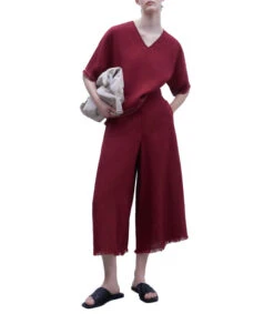 ADOLFO DOMINGUEZ Pantalón Wideleg Mujer -GlamModa Ventas 43047781 x3