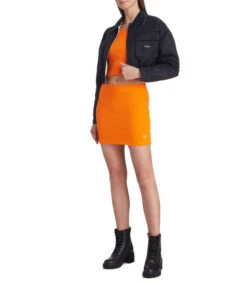 Calvin Klein Jeans Falda Mini De Corte Slim Mujer -GlamModa Ventas 43049956 x3