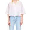 Camisa Oversize De Manga 3,4 Mujer