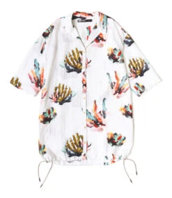 Camisa Larga De Manga 3,4 Con Corales Mujer -GlamModa Ventas 43055052 x4