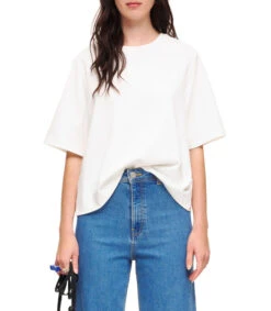 Playera De Cuello Redondo Con Manga Corta Mujer