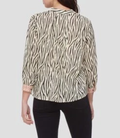 Camisa Multicolor Tipo Animal Print Manga Larga Mujer -GlamModa Ventas 43061073 x2