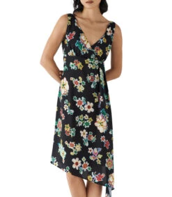 Vestido Midi Floreado Mujer