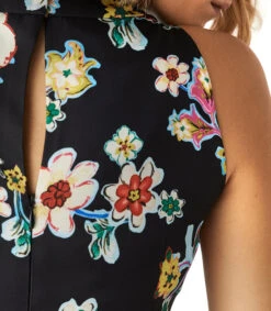 Jumpsuit De Corte Recto Estilo Palazzo Con Flores Mujer -GlamModa Ventas 43063986 x3