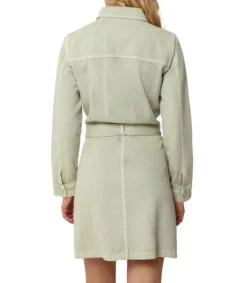 Scalpers Vestido Corto Verde Manga Larga Mujer -GlamModa Ventas 43066869 x2