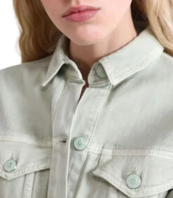 Scalpers Vestido Corto Verde Manga Larga Mujer -GlamModa Ventas 43066869 x3