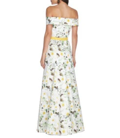 Vestido De Fiesta Maxi Sin Mangas Floral Mujer -GlamModa Ventas 43079118 x2