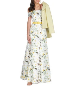 Vestido De Fiesta Maxi Sin Mangas Floral Mujer -GlamModa Ventas 43079118 x3