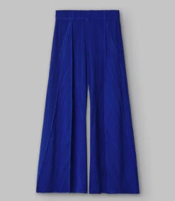 ADOLFO DOMINGUEZ Pantalón Azul Con Líneas Mujer -GlamModa Ventas 43079488 x4