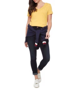 Nautica Playera Amarilla Manga Corta Mujer -GlamModa Ventas 43080558 x3