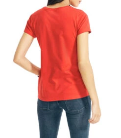 Nautica Playera Roja De Cuello Redondo Y Manga Corta Mujer -GlamModa Ventas 43080570 x2