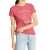 Nautica Playera Rosa De Cuello Redondo Y Manga Corta Mujer