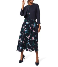 Vestido Largo A Con Flores Mujer -GlamModa Ventas 43081889 x3