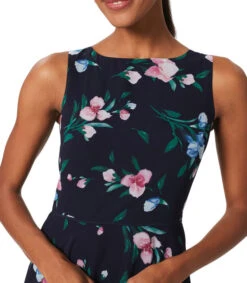 Vestido Largo A Con Flores Mujer -GlamModa Ventas 43081889 x4