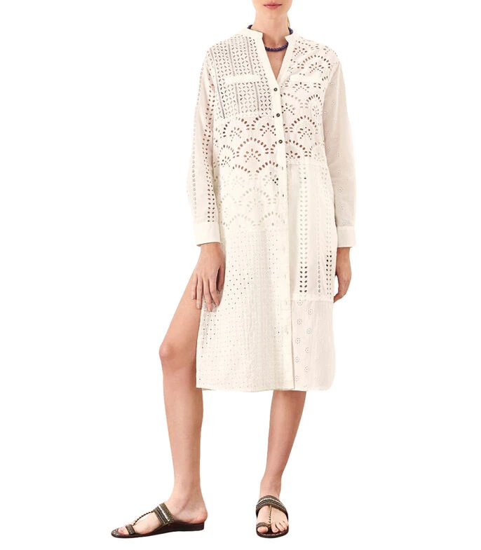 Camisa Larga Con Bordados Manga Larga Gunjeet Mujer 3 Camisa Larga Con Bordados Manga Larga Gunjeet Mujer