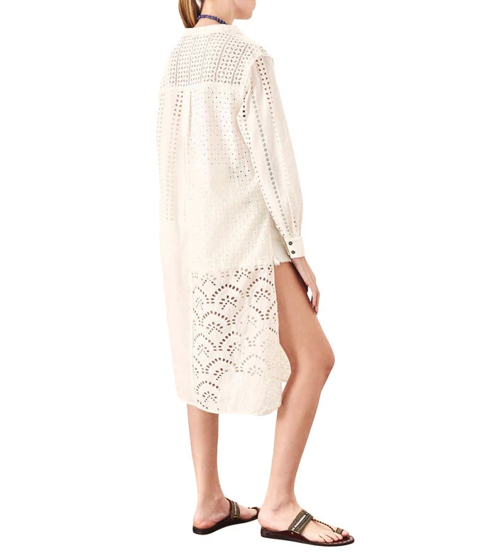 Camisa Larga Con Bordados Manga Larga Gunjeet Mujer 4 Camisa Larga Con Bordados Manga Larga Gunjeet Mujer - Imagen 2