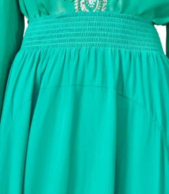 Falda Midi De Corte "A" Asimétrica Mujer -GlamModa Ventas 43086620 x4