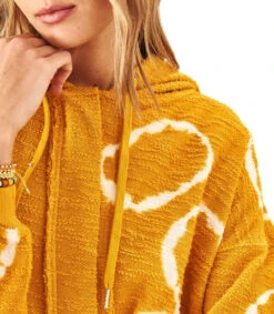 Sudadera Amarillo Con Capucha Mujer -GlamModa Ventas 43086712 x4
