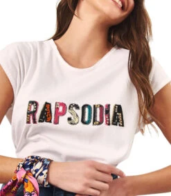 Playera Blanco Cuello Redondo Manga Corta Mujer -GlamModa Ventas 43087587 x3