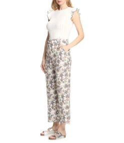 Pantalón Con Estampado Floral Indiana Mujer -GlamModa Ventas 43090649 x3