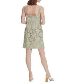 Vestido Midi Verde Tipo Encaje Mujer 7 Vestido Midi Verde Tipo Encaje Mujer -GlamModa Ventas 43090667 x2