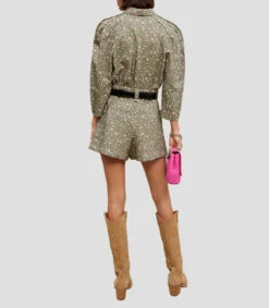 Maje Camisa Con Flores Manga 7,8 Mujer -GlamModa Ventas 43091232 x2