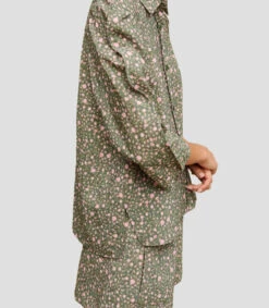 Maje Camisa Con Flores Manga 7,8 Mujer -GlamModa Ventas 43091232 x4