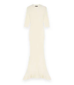 Maje Vestido Largo Manga 3,4 Mujer -GlamModa Ventas 43091235 x4