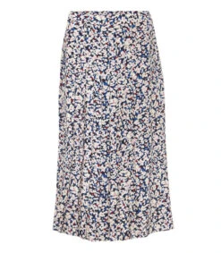 Falda Midi De Corte Recto Con Estampado Floral Mujer -GlamModa Ventas 43100841 x6