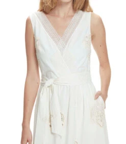 Vestido Maxi Blanco Con Bordado Crochet Creta Mujer 9 Vestido Maxi Blanco Con Bordado Crochet Creta Mujer -GlamModa Ventas 43108246 x4