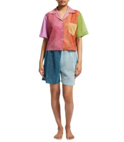 KURT GEIGER Camisa Multicolor Manga Corta Mujer -GlamModa Ventas 43114596 x3