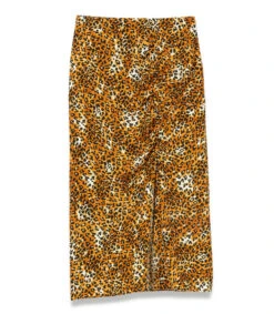 Maje Falda Midi De Corte Recto Con Animal Print Mujer -GlamModa Ventas 43115527 x5