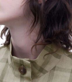 ADOLFO DOMINGUEZ Camisa Con Cuadros Manga Corta Mujer -GlamModa Ventas 43117105 x4