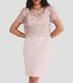 Vestido De Fiesta Midi Con Flores Isabella Petite Mujer