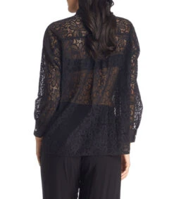 Camisa Con Flores Entrecaladas Mujer -GlamModa Ventas 43122646 x2