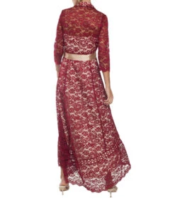 Vestido Camisero Midi Calado Mujer -GlamModa Ventas 43134624 x2