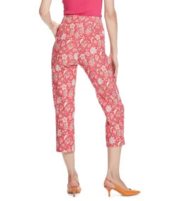Pantalón Capri Recto Floral Mujer -GlamModa Ventas 43140668 x2