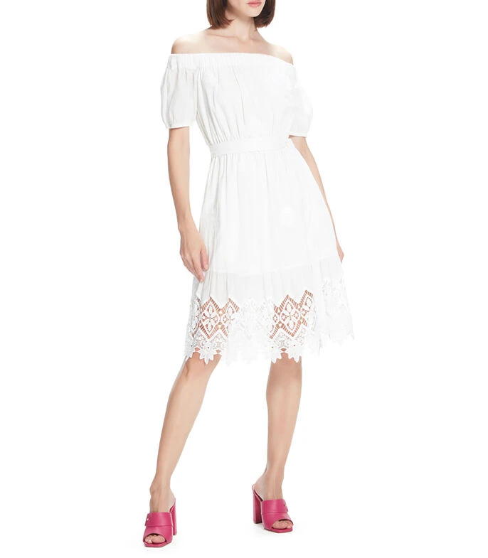 Vestido Midi Con Crochet Mujer 5 Vestido Midi Con Crochet Mujer - Imagen 3