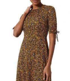 Vestido Corto Manga Corta Samantha Mujer -GlamModa Ventas 43144586 x3