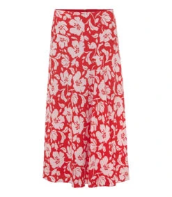 Falda Larga De Corte A Con Flores Mujer -GlamModa Ventas 43144621 x5