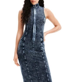 Desigual Vestido Midi De Mezclilla Nathy Peluso Mujer -GlamModa Ventas 43145710 x4