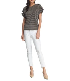 Michael Kors Playera De Cuello Redondo Y Manga Corta Mujer -GlamModa Ventas 43154990 x3