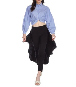 Pantalón Estilo Falda Con Pinzas Mujer -GlamModa Ventas 43159402 x3