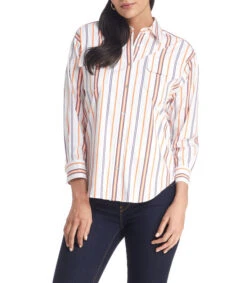 Camisa Manga Larga Rayas Mujer