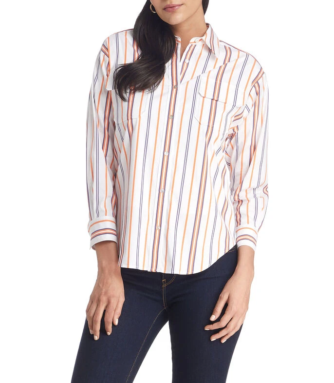 Camisa Manga Larga Rayas Mujer 3 Camisa Manga Larga Rayas Mujer
