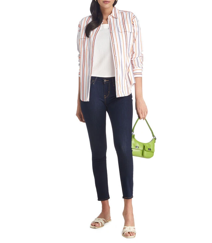 Camisa Manga Larga Rayas Mujer 5 Camisa Manga Larga Rayas Mujer - Imagen 3