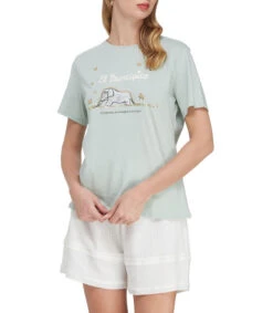 Playera El Principito De Manga Corta Estampada Mujer